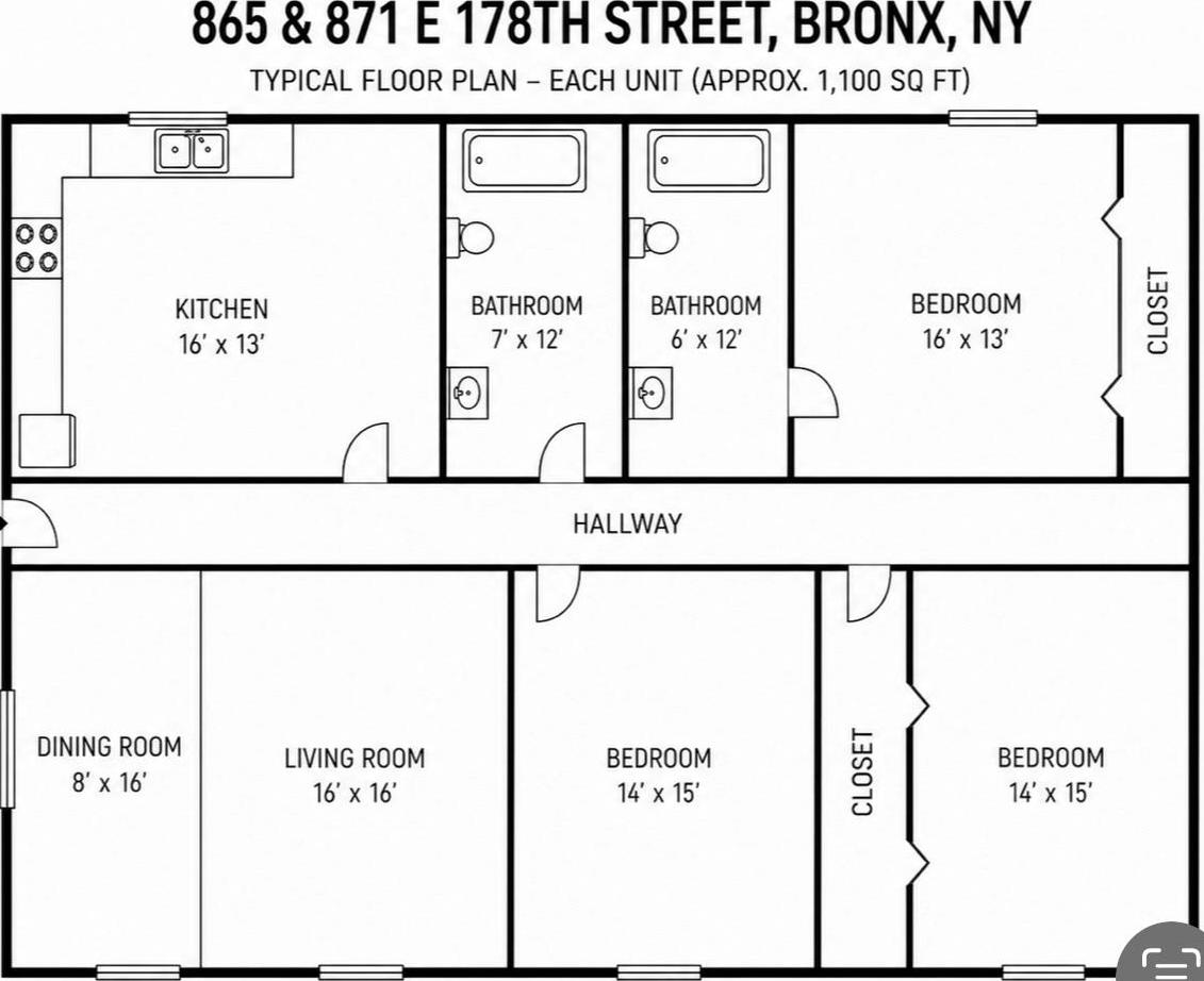 Single Family 178th  Bronx, NY 10460, MLS-993035-2