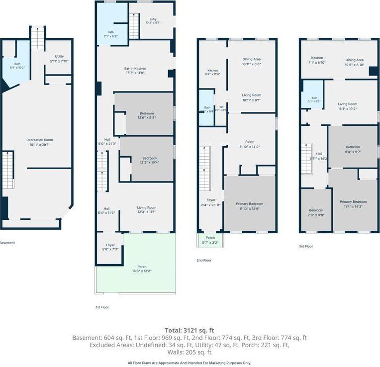 Single Family Woodbine Street  Brooklyn, NY 11221, MLS-995548-41